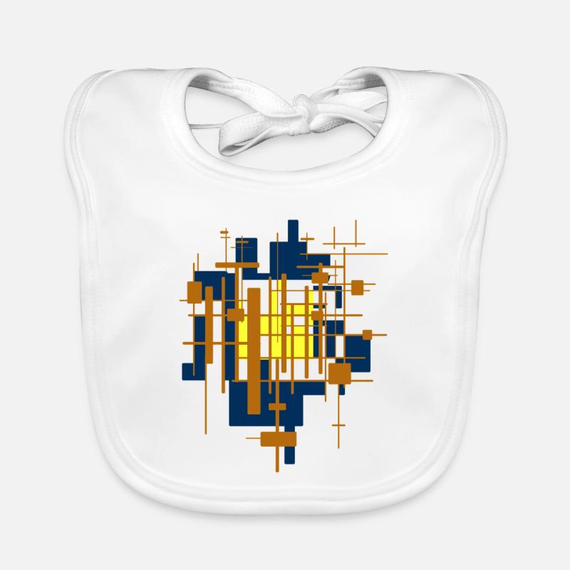 Abstrait Bavoir bio Bébé