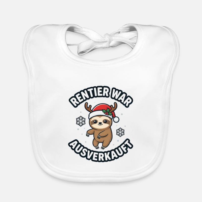 Renne a vendu complet Sloth Bavoir bio Bébé