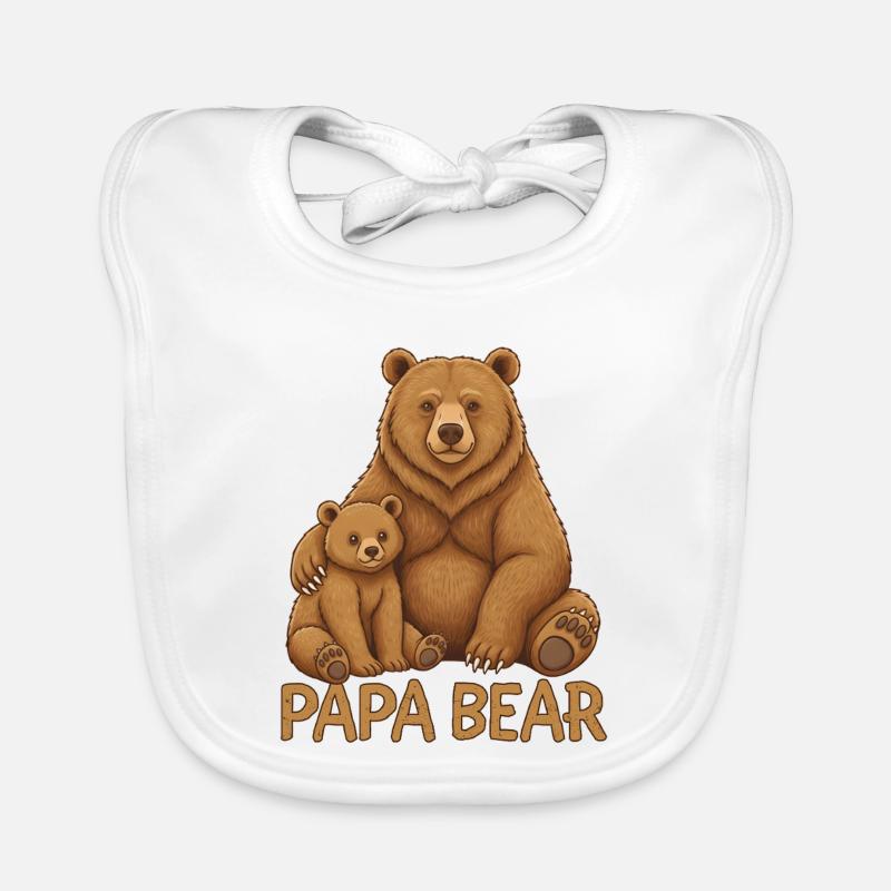 Papa Bear Baby Bio-Lätzchen