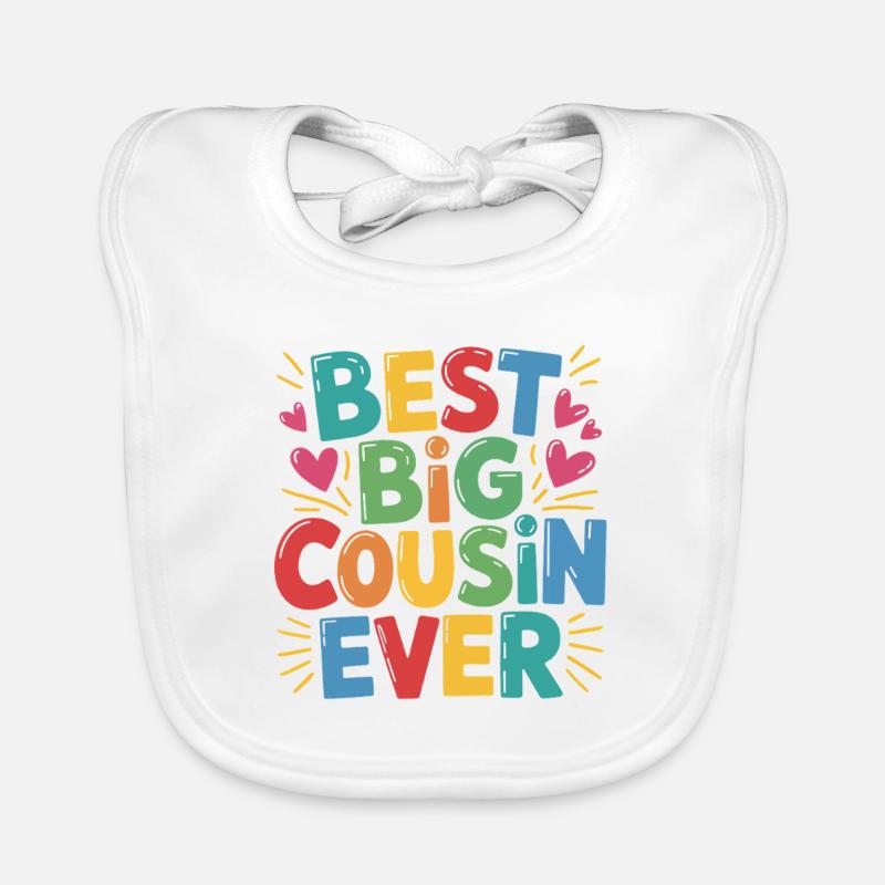 Bester Großer Cousin Ever Baby Bio-Lätzchen