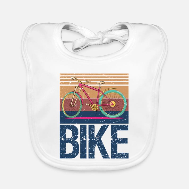 Vélo rétro vintage Bavoir bio Bébé