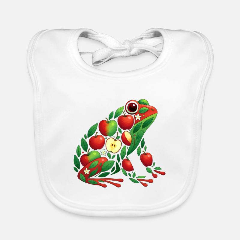 Frog Apple Organic Baby Bibs