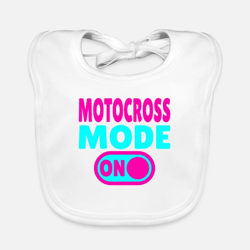 Mode motocross ACTIVÉ – Dirt & Adrénaline Bavoir bio Bébé