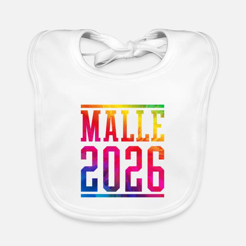 Malle 2026 Multicoloured Organic Baby Bibs