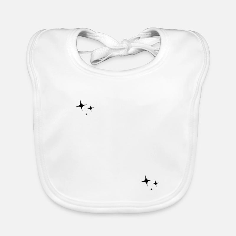 Sterne Muster Zeichen Funkeln Baby Bio-Lätzchen