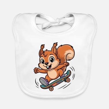 Skate Squirrel Sprinter Bavaglino ecologico per neonato