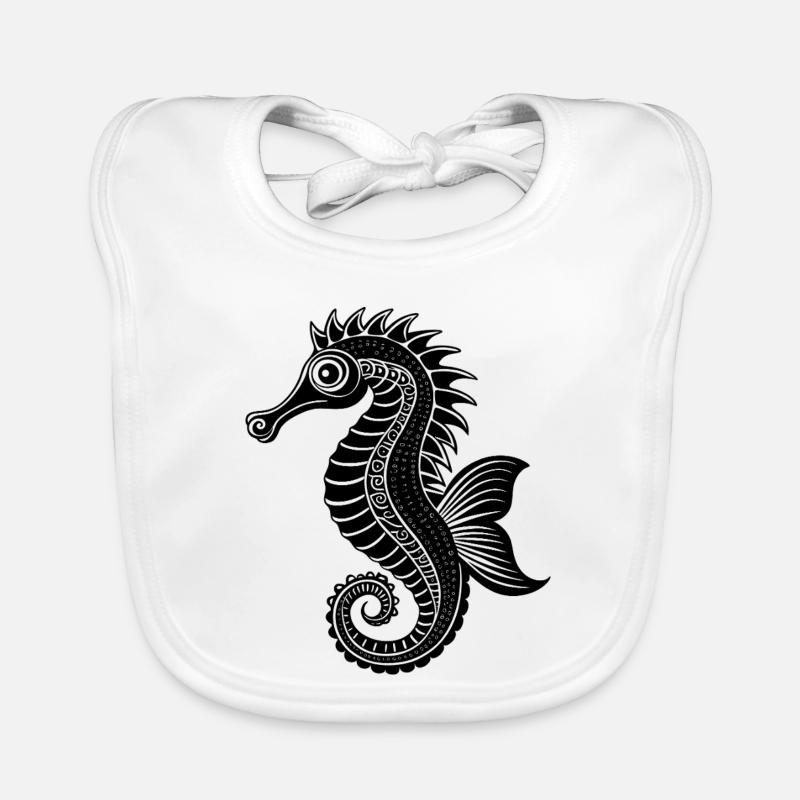 Hippocampe Bavoir bio Bébé
