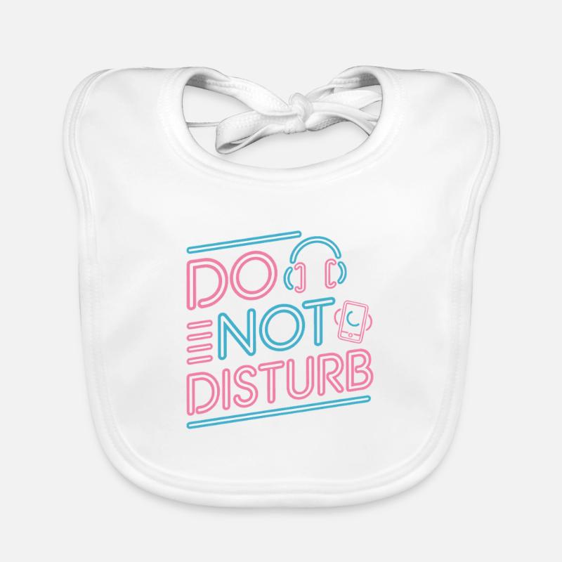 Do Not Disturb Sloth Anti Social Organic Baby Bibs