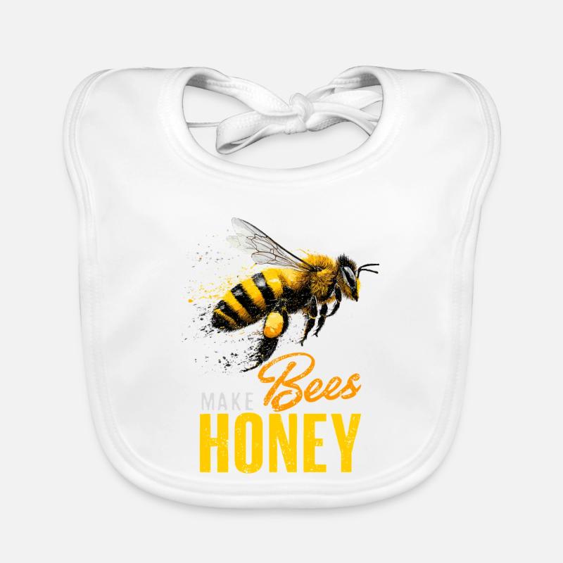 Imker Bees Make Honey Beekeeper Bee Keeper Baby Bio-Lätzchen
