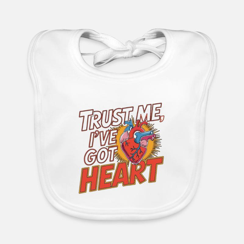 Cardiac Tech Trust Me I've Got Heart Cath Lab Baby Bio-Lätzchen