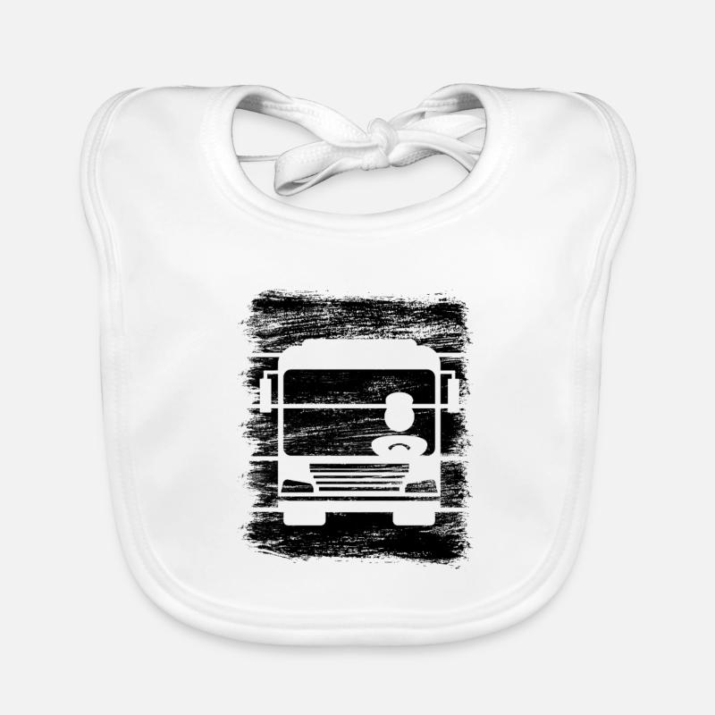Chauffeur de bus Bavoir bio Bébé