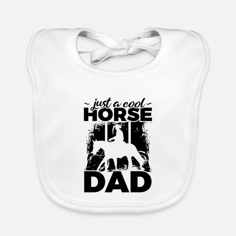 Père cheval Bavoir bio Bébé