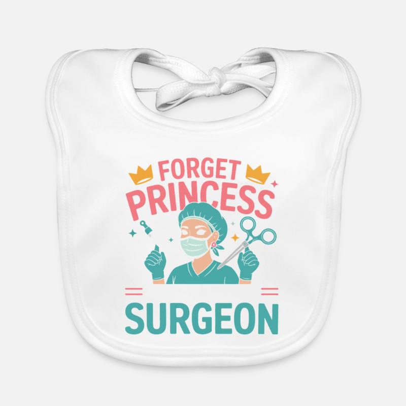 Ich will Chirurgin werden Baby Bio-Lätzchen