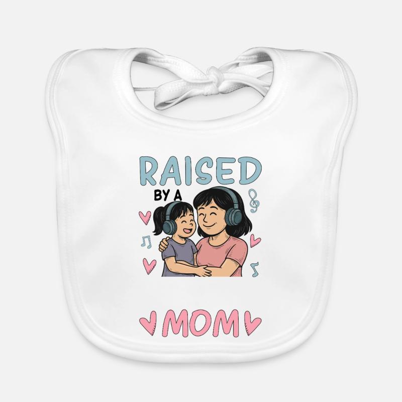 Raised By A K-Pop Mom Baby Bio-Lätzchen