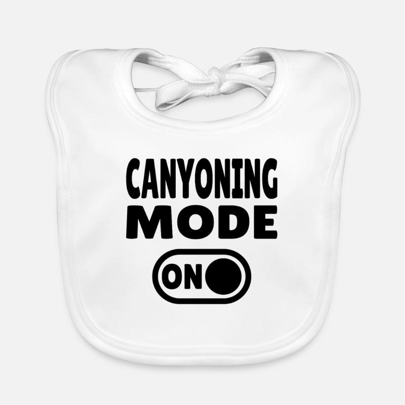 Canyoning Mode ON – Schalter auf Adrenalin Baby Bio-Lätzchen