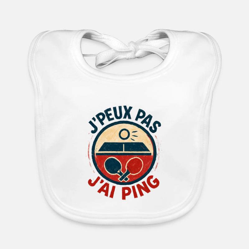 Ich kann nicht, ich ping. Baby Bio-Lätzchen