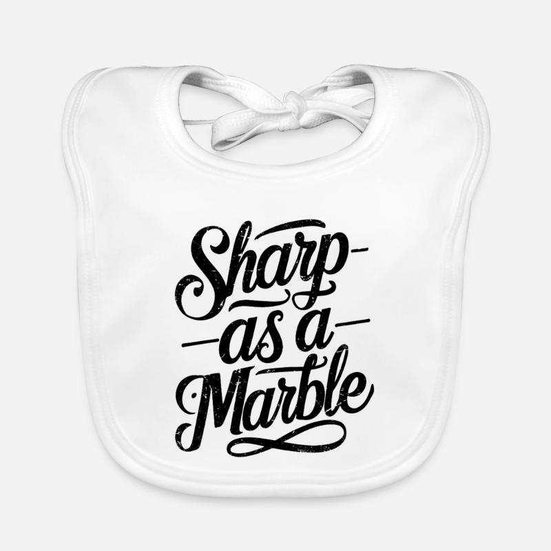 Sharp as a Marble Baby Bio-Lätzchen