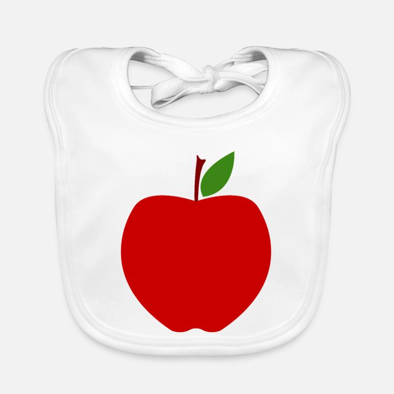 Apple Organic Baby Bibs
