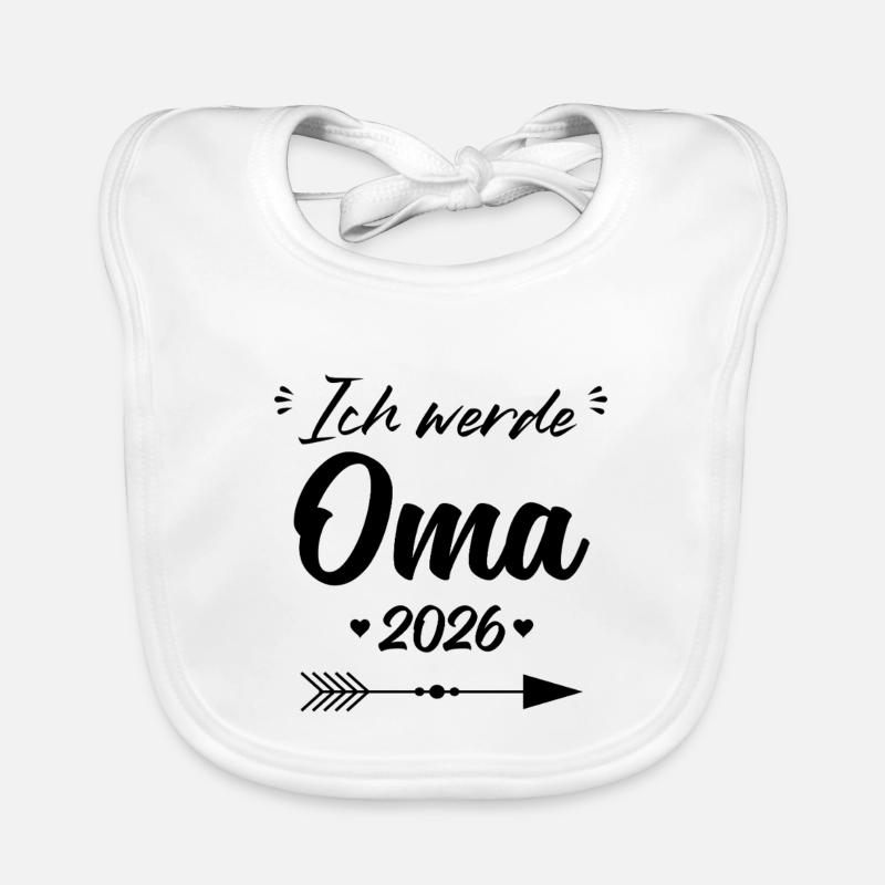 Ich Werde Oma 2026  Baby Bio-Lätzchen