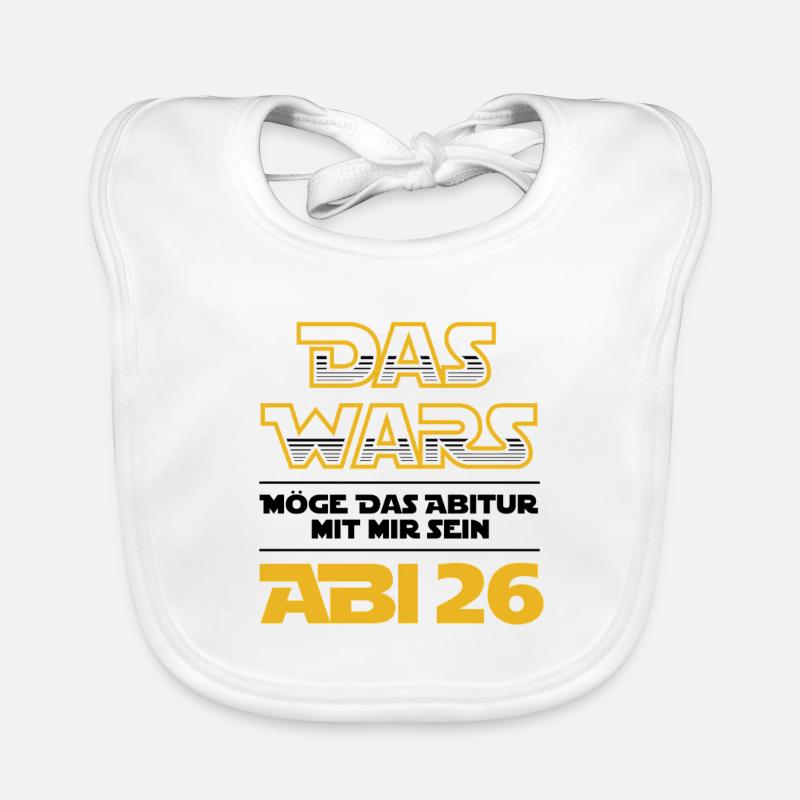 Das Wars | Abi 2026 - Abitur - Geschenk Baby Bio-Lätzchen