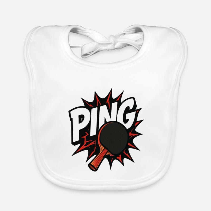 Ping Pong - Tennis de Table Bavoir bio Bébé