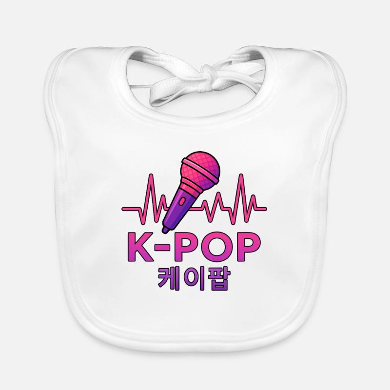 K Pop Coréen Bavoir bio Bébé