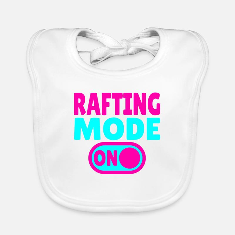 Rafting Mode ON – Whitewater in a rubber dinghy Organic Baby Bibs