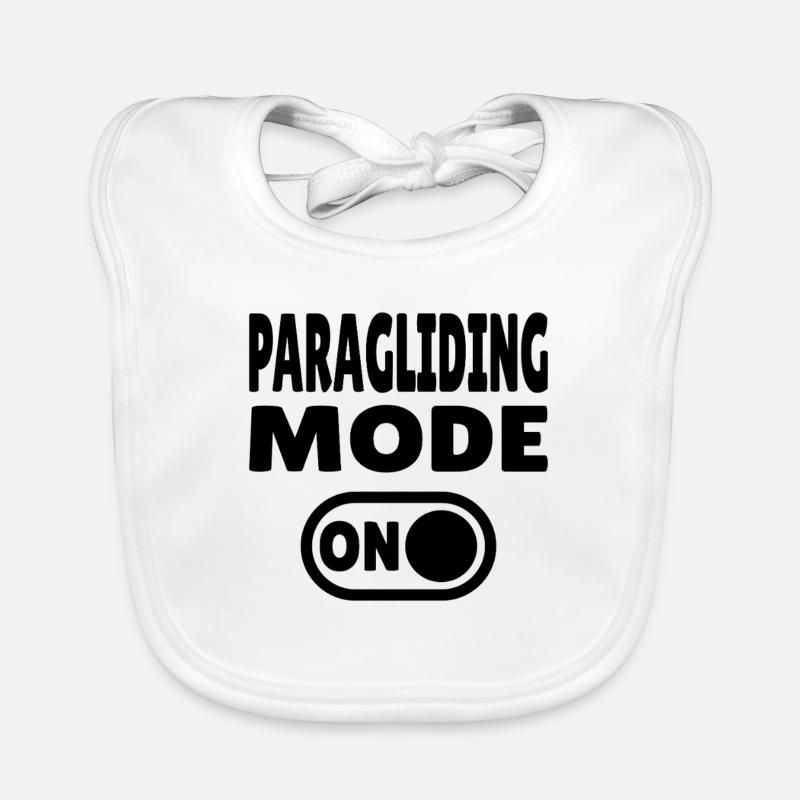 Paragliding Mode ON – Paragliding Freedom Organic Baby Bibs