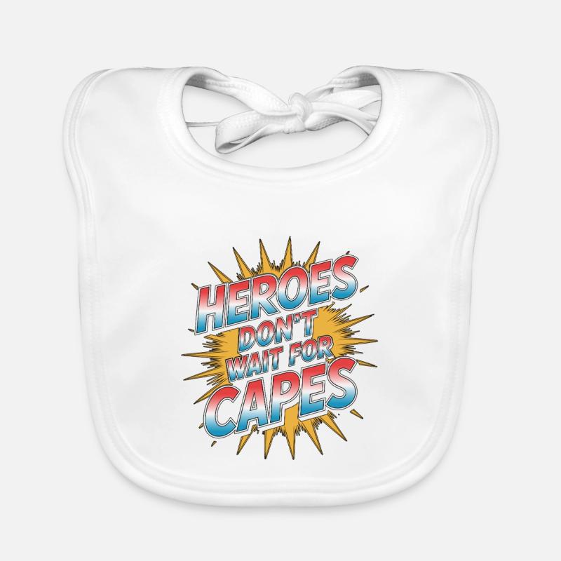 ER Nurse Heroes Don't Wait Emergency Room Nursing Baby Bio-Lätzchen