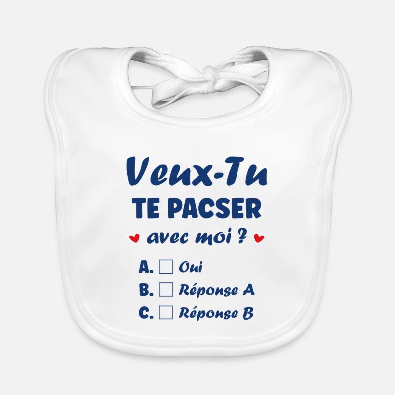 Demande de pacs Bavoir bio Bébé