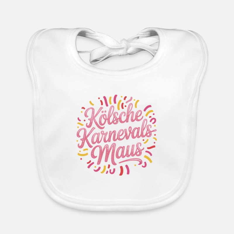 Cologne Carnival Mouse Cologne Carnival Cologne Mouse Organic Baby Bibs