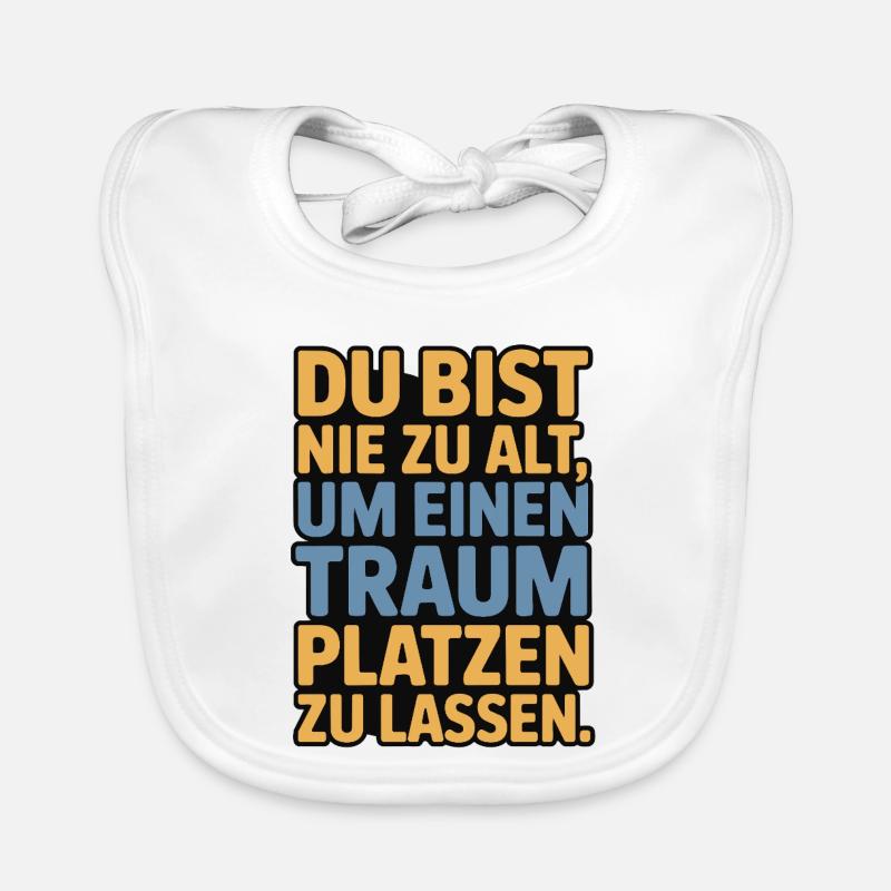 Conception de Dream Burst Never Too Old Bavoir bio Bébé