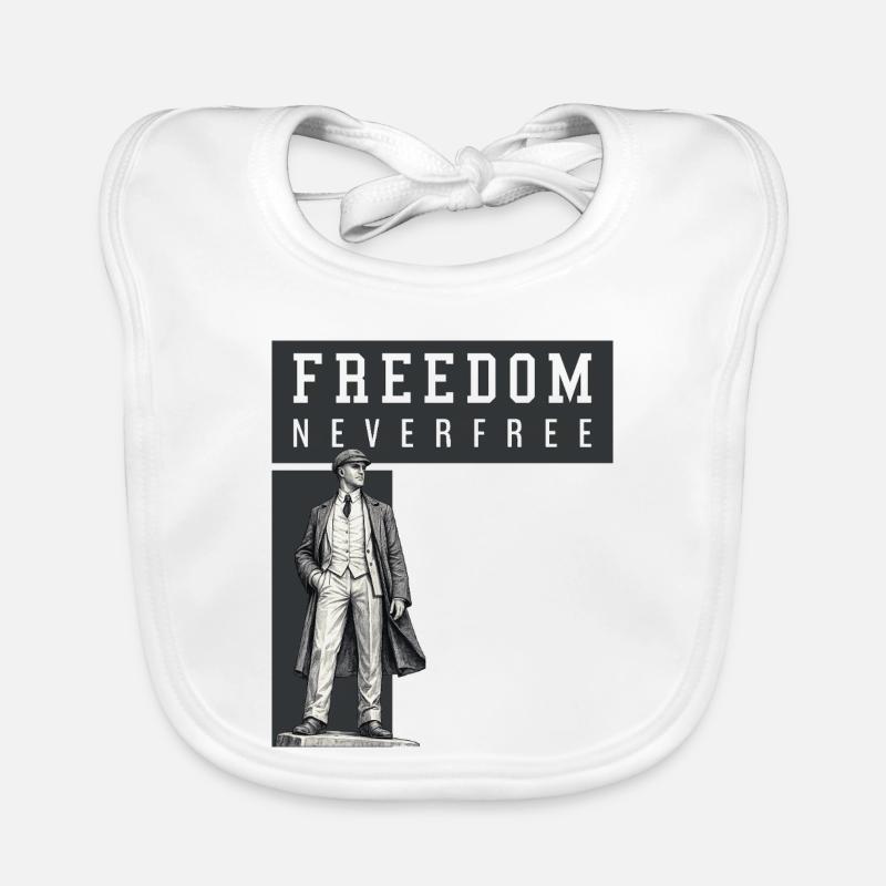 Freedom Never Free Organic Baby Bibs