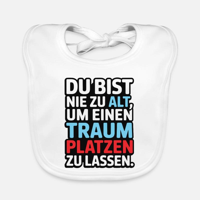 Conception de Dream Burst Never Too Old Bavoir bio Bébé