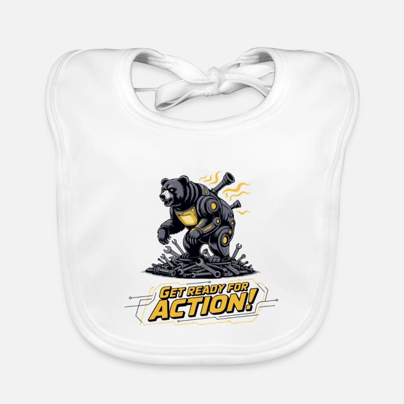 Bear Mech Aktionsausrüstung Baby Bio-Lätzchen