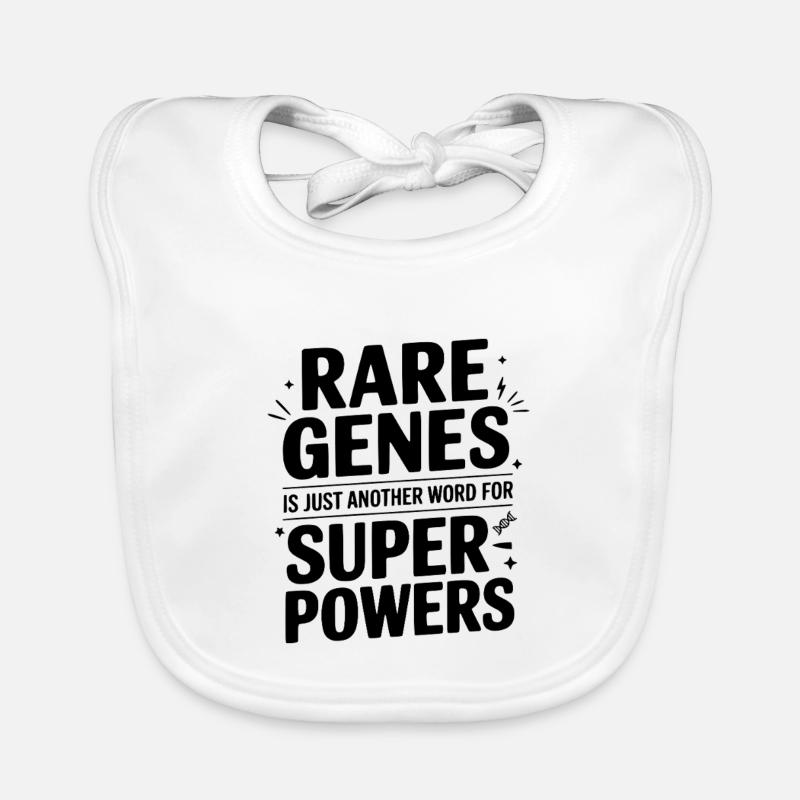 Rare Genes is Just Another Word for Superpowers Organic Baby Bibs