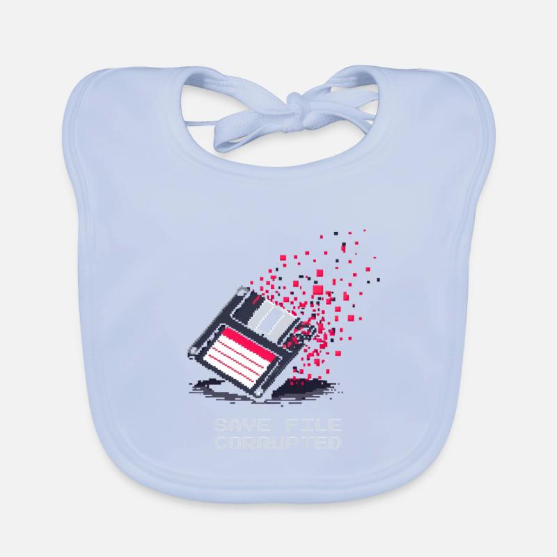 Save File Broken | Undertaker Irony Organic Baby Bibs