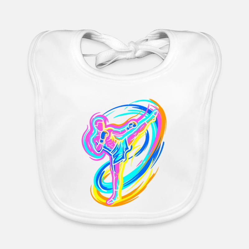 Kickboxer Baby Bio-Lätzchen