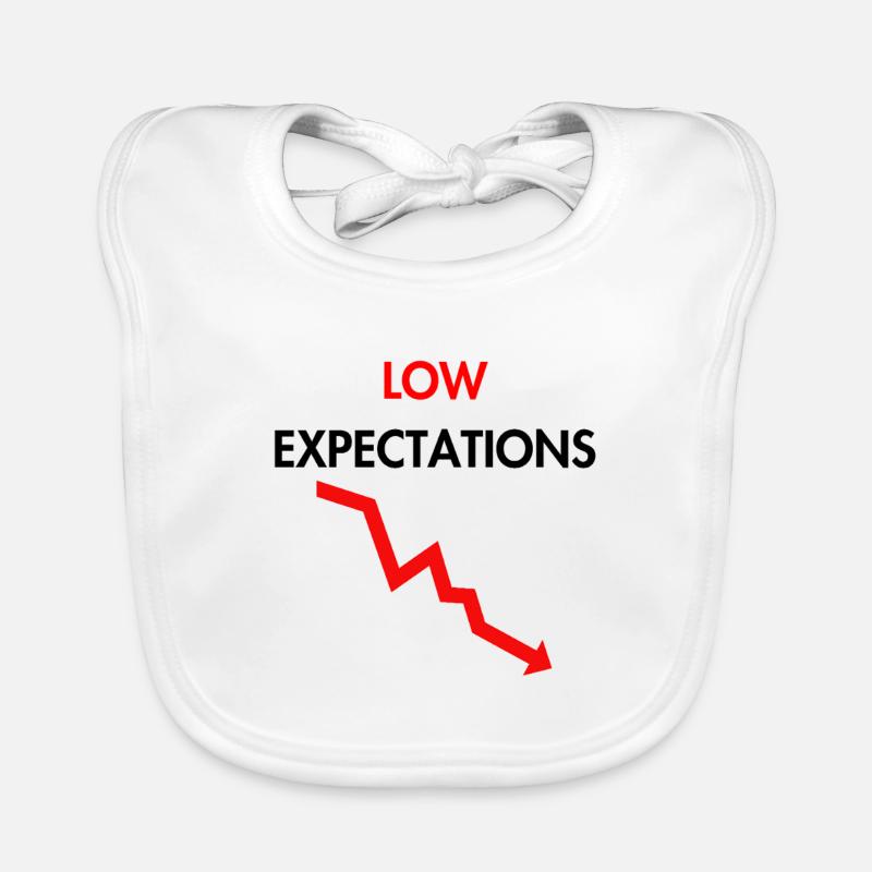 Low expectations Organic Baby Bibs