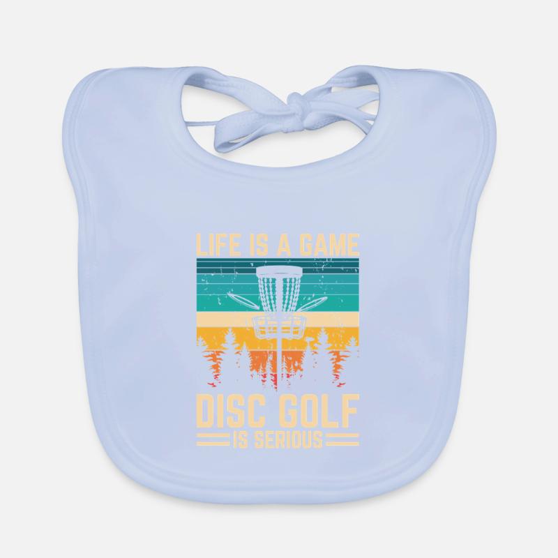 Disc Golf – Das Leben ist ein Spiel Discgolf ist ernst Baby Bio-Lätzchen