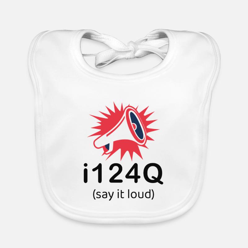 i124Q – Bold Statement Dark Edition Organic Baby Bibs