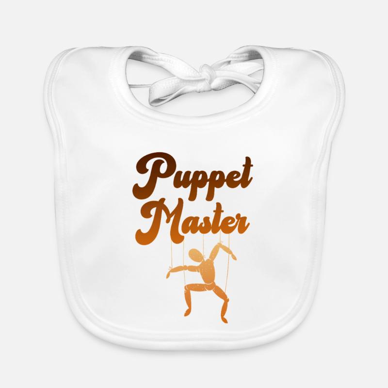 Puppet Master Silhouette Organic Baby Bibs