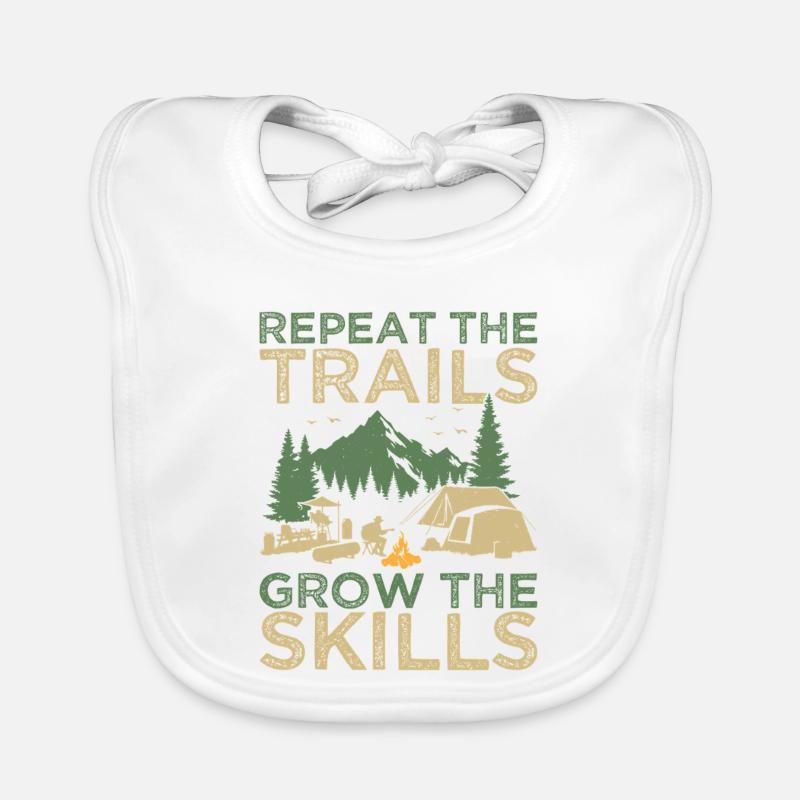 Chef scout Repeat The Trails Scout Bavoir bio Bébé