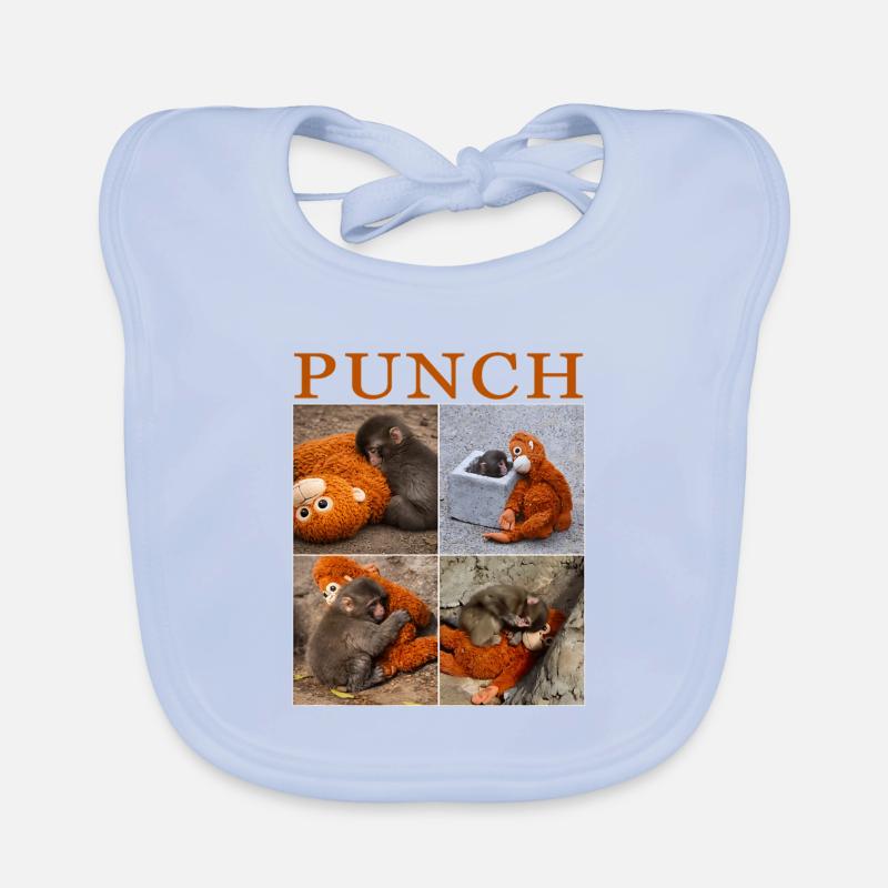 Équipe Monkey Punch Bavoir bio Bébé
