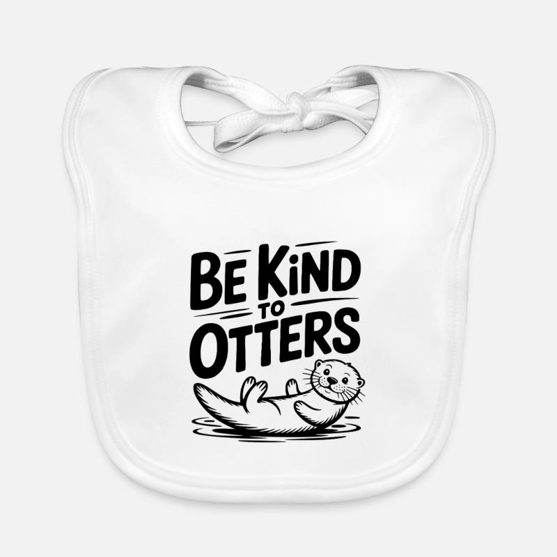 Be Kind to Otters Organic Baby Bibs