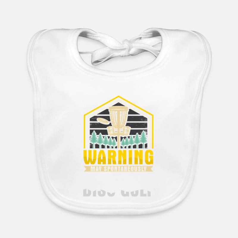 Cadeaux de disc golf Disc Golf Bavoir bio Bébé