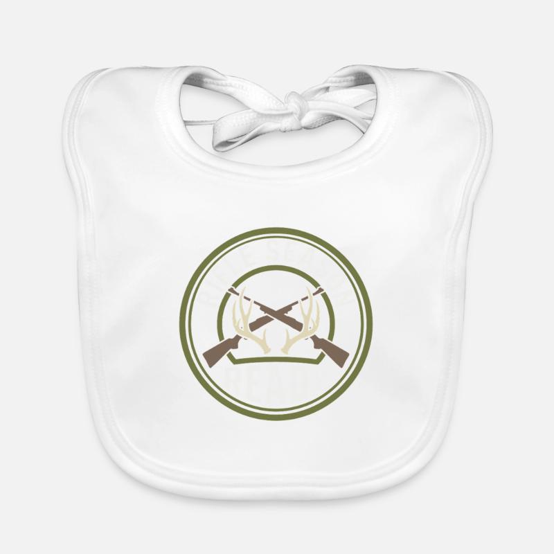 Chasseur à queue blanche Chasse au cerf Bavoir bio Bébé