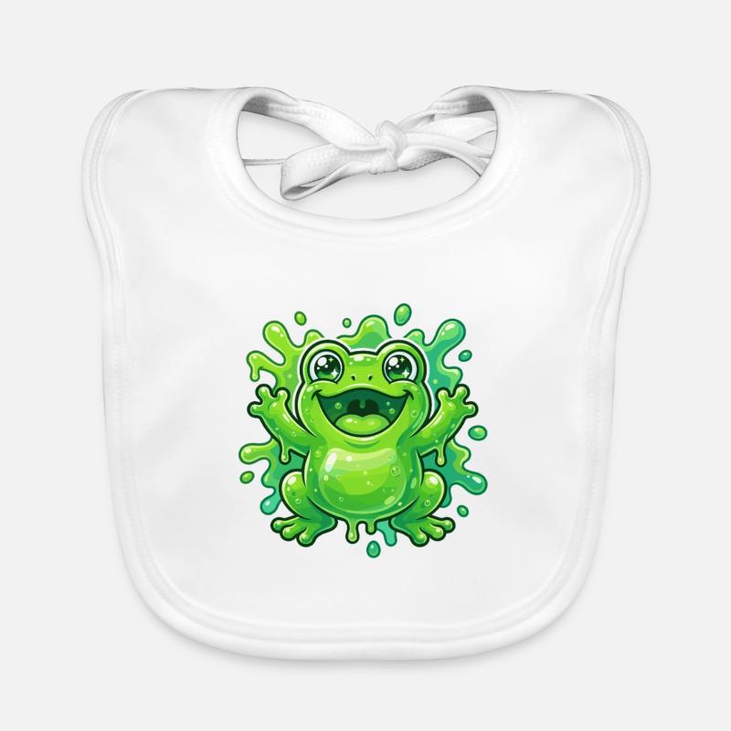 Happy Frog Spritz Bavoir bio Bébé