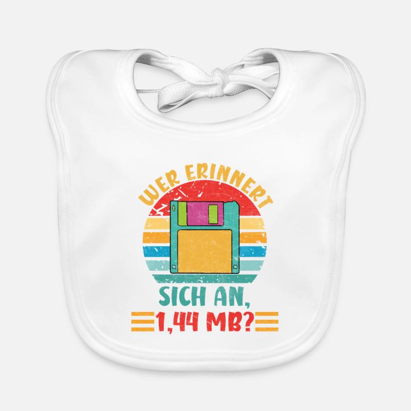 Coder WER ERINNERT SICH AN 1.44 MB? LUSTIG Baby Bio-Lätzchen