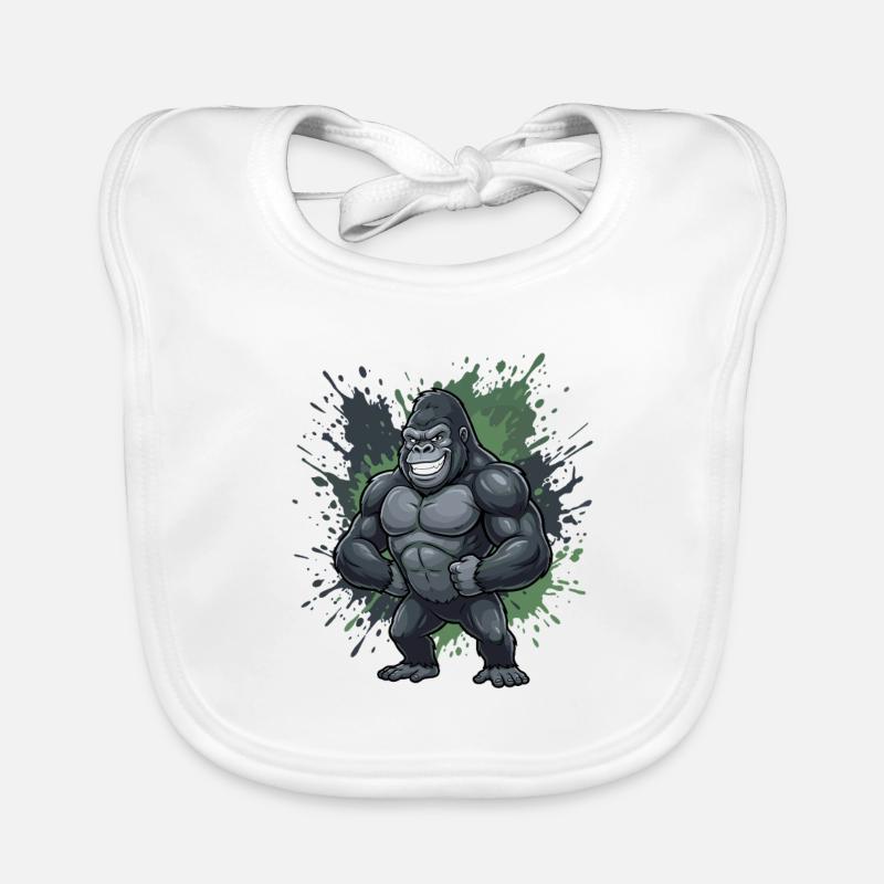 Kraftgorilla Style Spritzer Bavoir bio Bébé